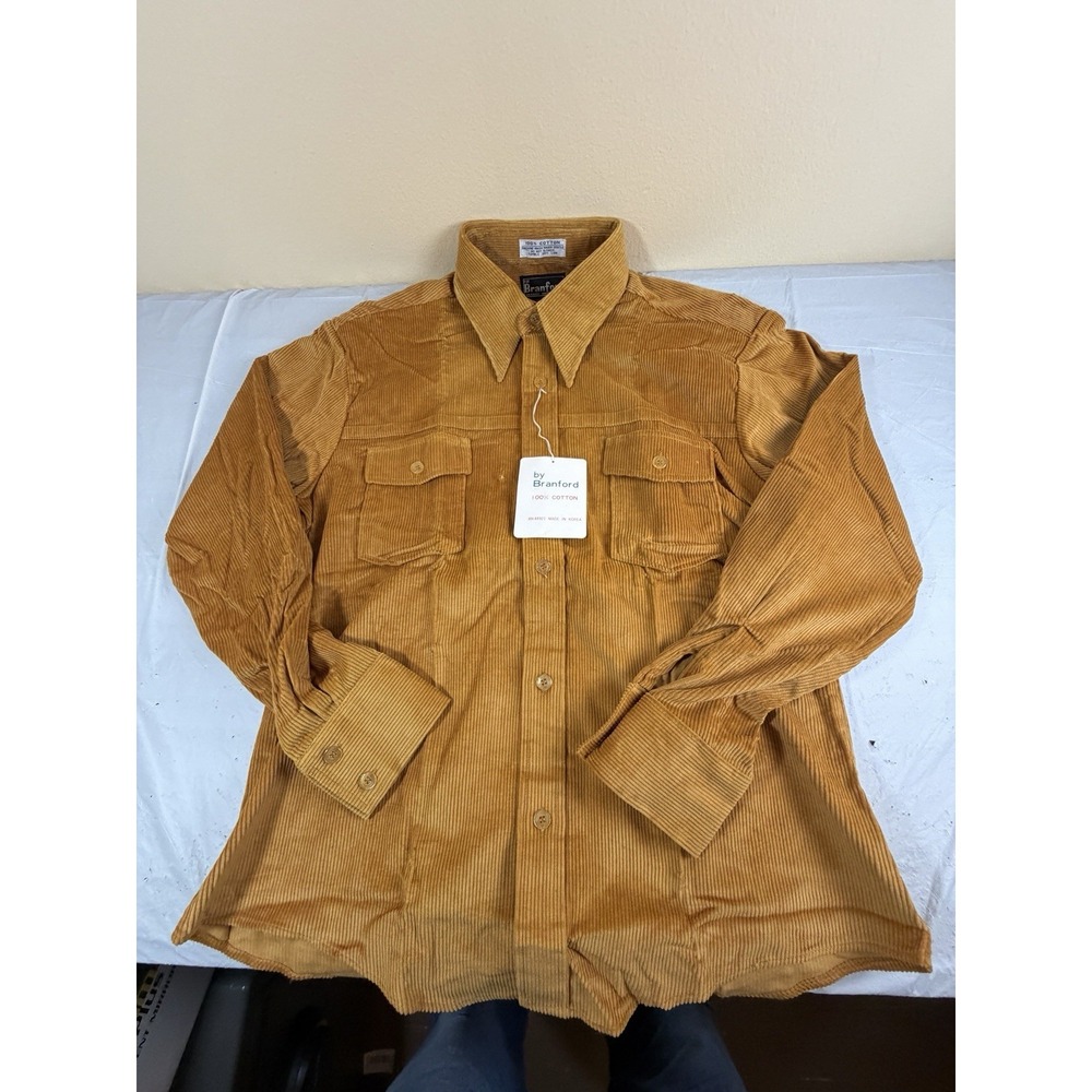 Women's Branford Corduroy Mustard Colored Jacket‎ Size Large NWT